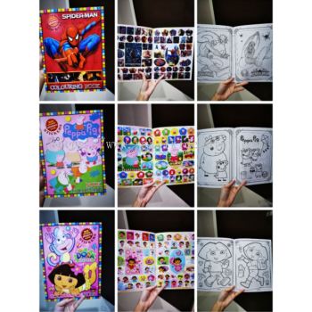 Coloring Sticker Book(Ready Stock)-b011a