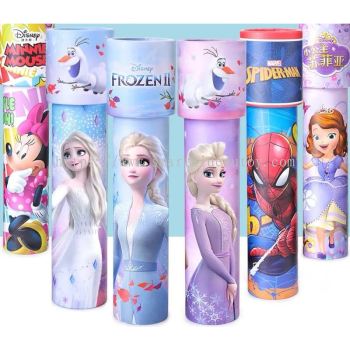 Disney Cartoon Kaleidoscope For Children Frozen Mickey Spiderman Kaleidoscope Gift Toy卡通万花筒 Cartun Kaleidoskop-T200