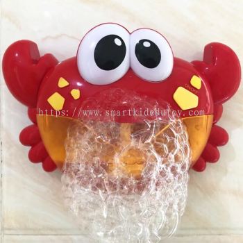 Bubble Crab Music Bath Toy Bubble Maker Machine ShowerToy/Mainan Mandi Mainan Mesin Buih 螃蟹泡泡机洗澡玩具-BTH002