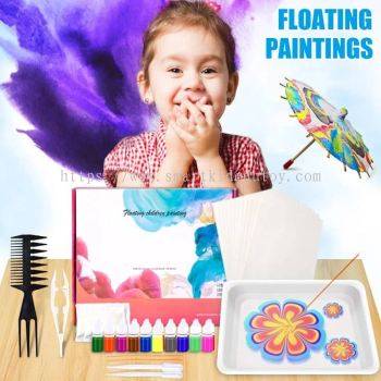 Water Painting Coloring Drawing On Water Art&Craft Set/Lukisan Mewarna Melukis Atas Air Set Seni/儿童手工浮水画水上彩色画画套装-AD003