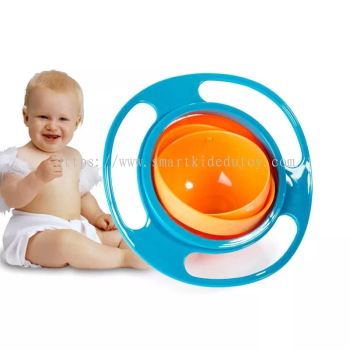 Baby Traning Feeding Bowl 360 Rotate Spill-Proof Baby Bowl Gyro-Bowl 宝宝360度防洒碗 (Ready Stock)-wt001