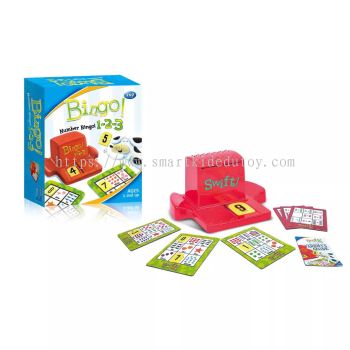 Learning Bingo Number Matching Board Game 