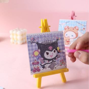 Sanrio DIY Diamond Art Kuromi Melody Cinnamaroll Pochacco Art Craft Prsent Gift For Kid-AD016