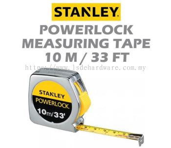 Power Lock Measuring Tape 10MM/33FT