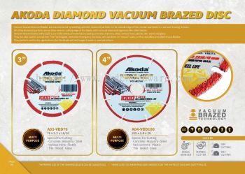 AKODA DIAMOND VACUUM BRAZED DISC