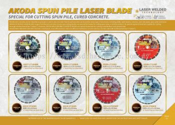 AKODA SPUN PILE LASER BLADE