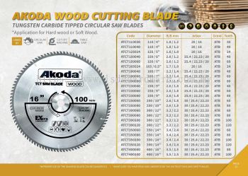 AKODA WOOD CUTTING BLADE