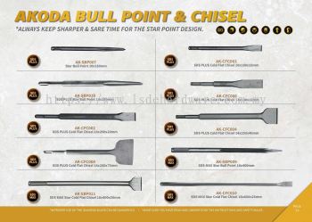 AKODA BULL POINT AND CHISEL