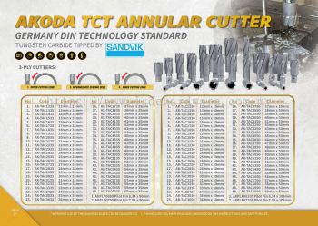 AKODA TCT ANNULAR CUTTER