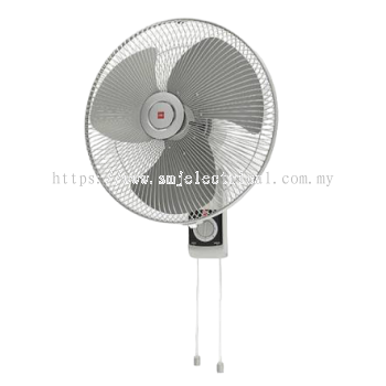 KDK KV408 16 Metal Blade Wall Fan (40cm16) (Grey)