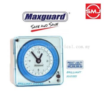 Maxguard Q24TH 24 Hours Analog Time Switch (SIRIM APPROVED)