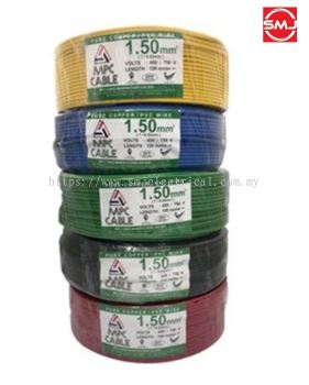 MPC 1.5mm PVC Cable (SIRIM Approval) (100m)