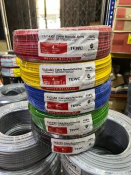 Yazaki 4mm PVC Insulated Cable (100m)