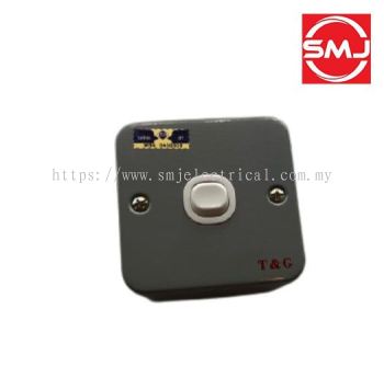 Legrand 8833800T 1 Gang 1 Way Metalclad Switch