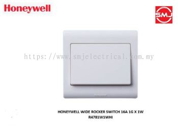 MK R4781W1WHI 16AX 1 Gang 1 Way Wide Rocker Switch