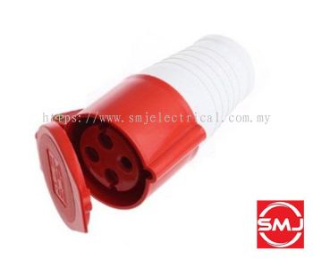 OPS 214C IP44 16A 4P Industrial Coupler (Red)