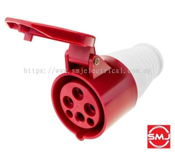 OPS 224C IP44 32A 4P Industrial Coupler (Red)