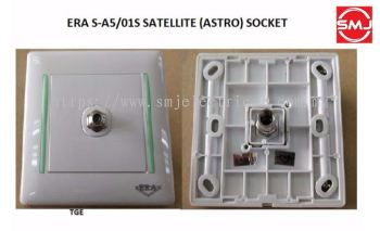 ERA S-A5/01 AS 1 Gang 1 Satellite Socket (SIRIM Approved)