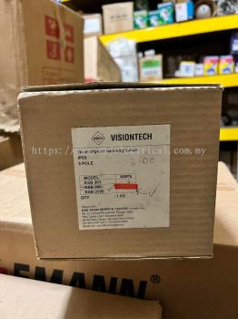 Visiontech KSB 3100 100A 3 Pole Isolator c/w Metal Enclosure Box