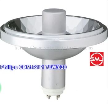 Philips MasterColor/ Master Color/ MasterColour/ Master Colour CDM-R111/ CDM R111/ CDMR111 70W/830 10D GX8.5 Bulb