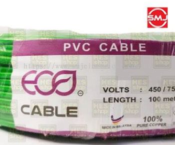 Eco 10mm PVC Cable (Green)