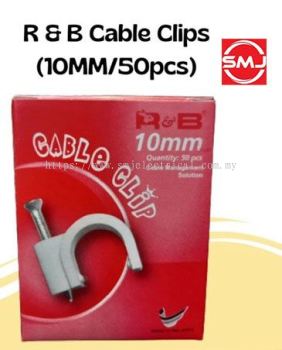 R&B 10mm Cable Clip/ PVC U Clip