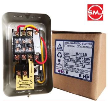 Taian 5HP 415V DOL Magnetic Starter Without Push Button