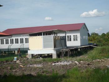 Prebuilt Classroom Structures - Rural area Sarawak