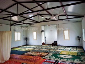 Surau Interior & Internal View - IBS Industrialized Building System