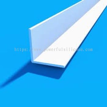 PVC Plastic L-Angle White