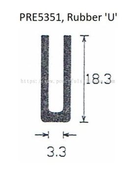 Rubber U Seal PRE5351