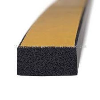 EPDM Rubber Foam Seal Strip with one side tape