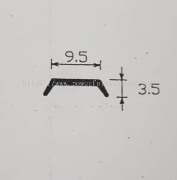 Partition Rubber No.2750-153m-roll