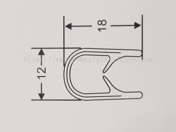 Pinchweld Door Seal PWF081