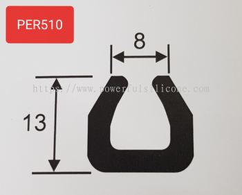 U Channels Rubber Edge Protector PER510