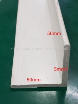 PVC L-Type Plastic Angle 50x50x5mmT