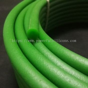 PU round belt polycord Green