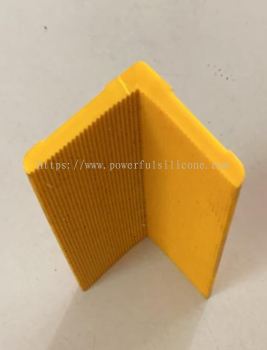 Rubber L Angle Bar Yellow