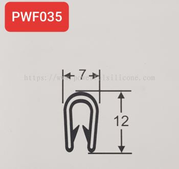 Pinchwelds EPDM Door Seal PWF035