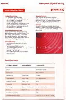 LINATEX MSDS 