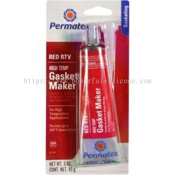 Permatex High Temperature Red RTV Gasket Maker 85g