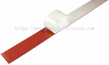 Red Silicone Strip With Adhesive Tape