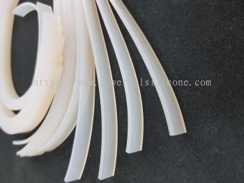 Silicone Rubber Strip Translucent 