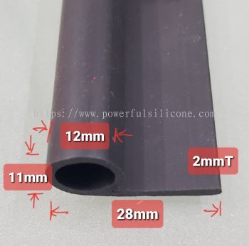 Rubber P Extrusions Profile