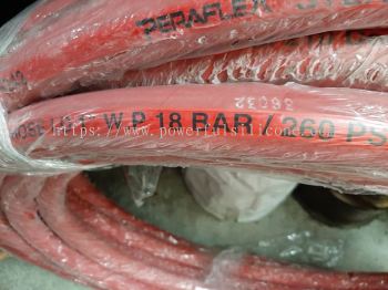 PERAFLEX Steam Hose Red 1in