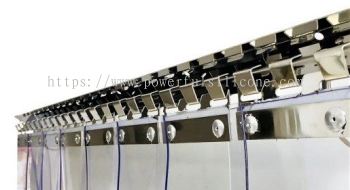 PVC-strip-curtain-Stainless Steel Hook Track