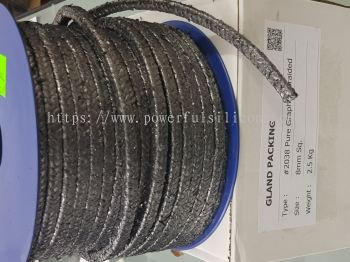 PURE Graphite Braided #2038 8mm Square Packing