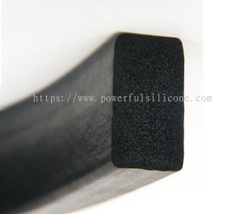 EPDM Rubber Sponge Strip Black