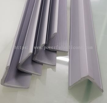 Rubber L Shape Angle Bar Grey