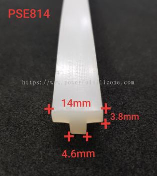 Silicone Rubber T Profile PSE814 Translucent